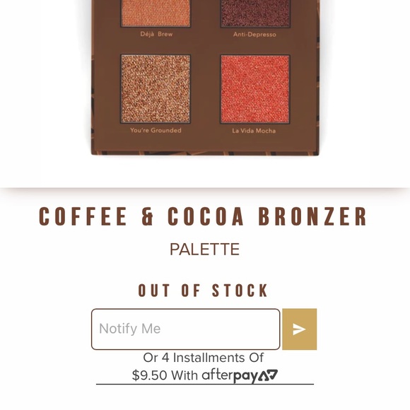 Beauty Bakerie Coffee & Cocoa bronzer palette - Picture 4 of 5